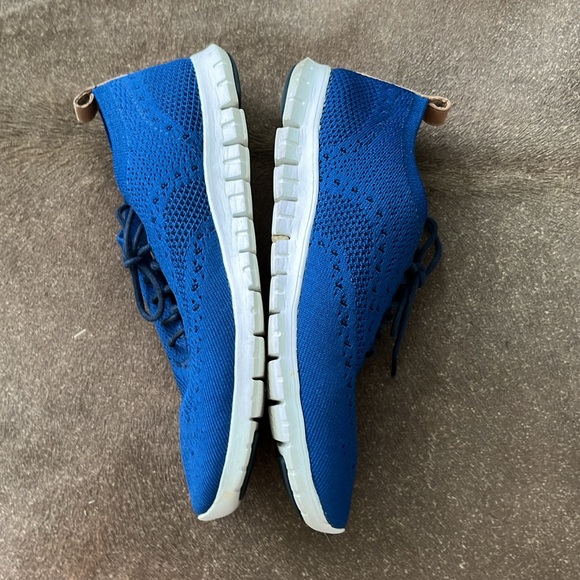 Cole Haan 4.ZERØGRAND Stitchlite Oxfords Comfort Knit Limoges Marine Blue - Picture 8 of 10